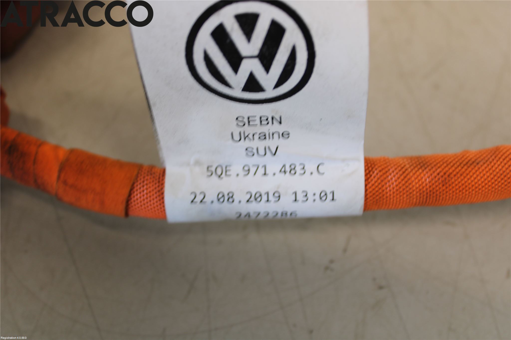 Volkswagen VW GOLF / E-GOLF VII 13-20 Kabelhärva Högspänning