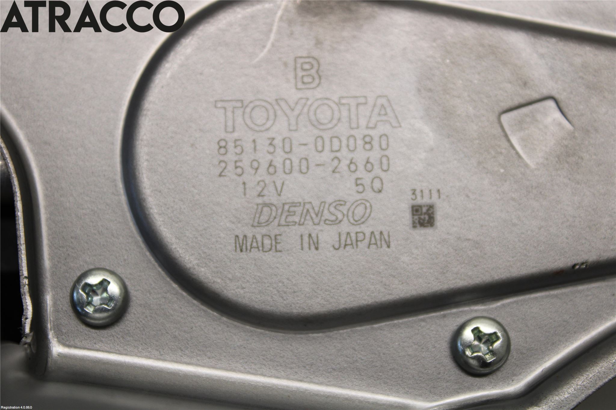 Toyota YARIS XP130 12-14 Viskermotor Bakluke