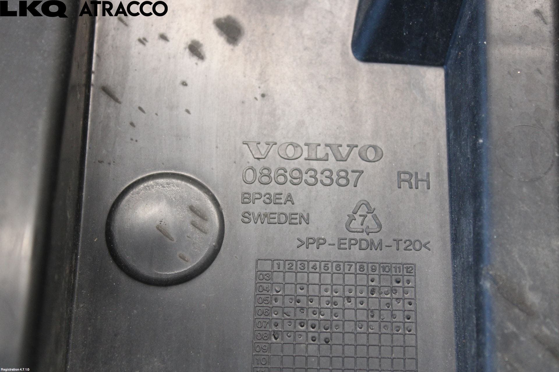 Volvo S60 05-10 Støtfangerfeste Bak Høyre