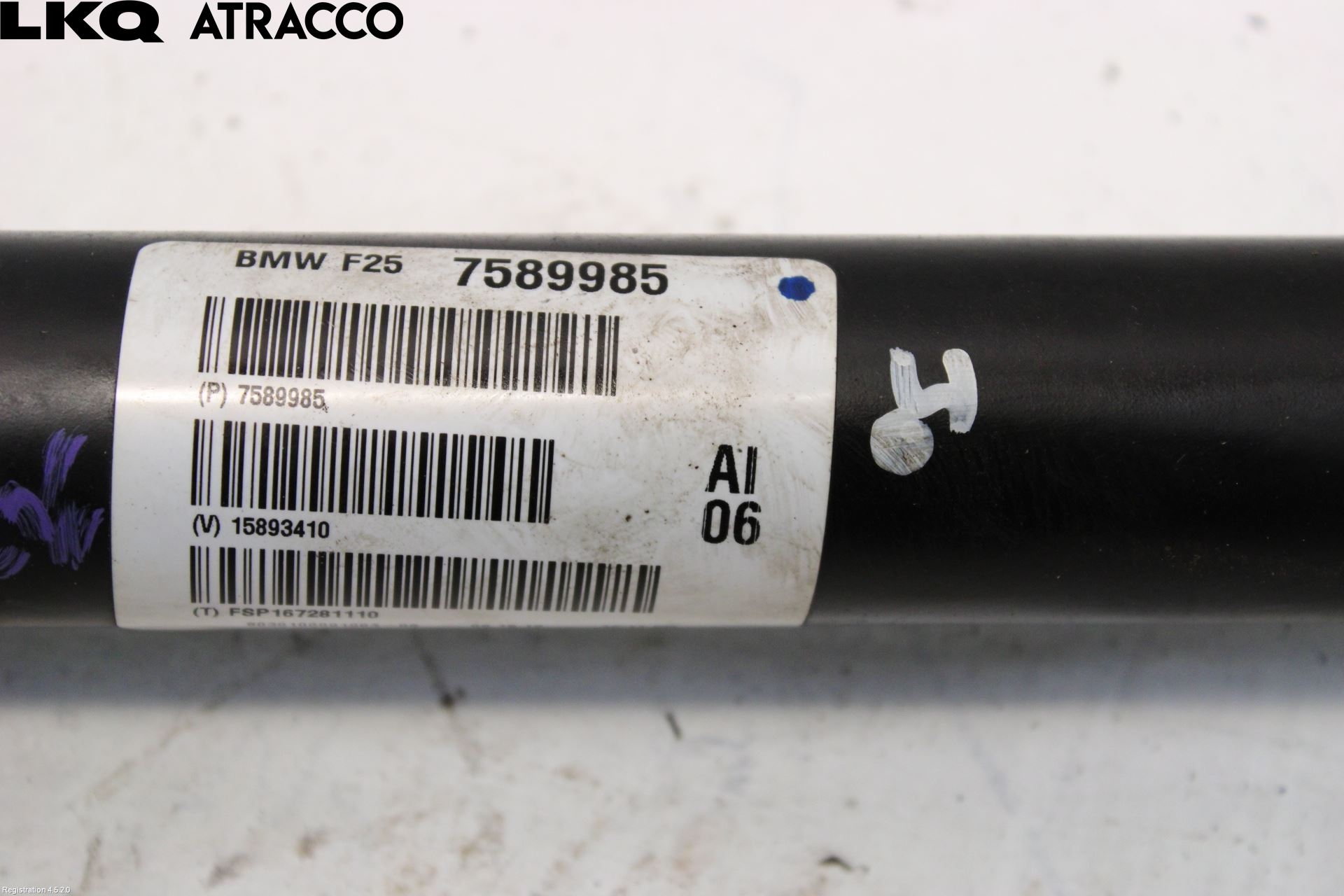 BMW X3 F25 10-17 Mellomaksel Fremre 4Wd