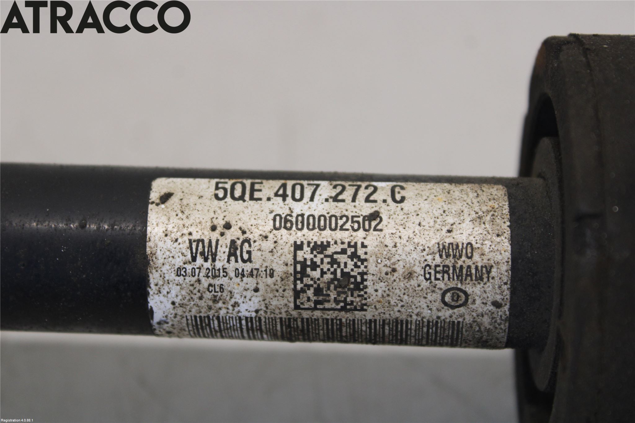 Volkswagen VW GOLF / E-GOLF VII 13-20 Drivaksel Foran Kompl Høyre