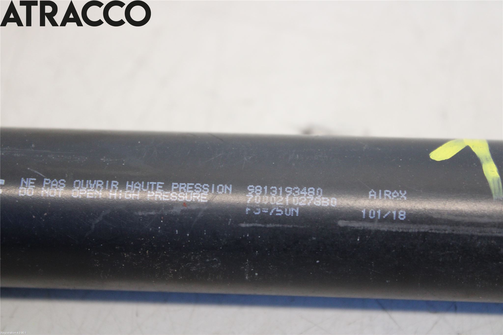 Peugeot EXPERT/E-EXPERT 17- Bakluke Demper-Gassfjær