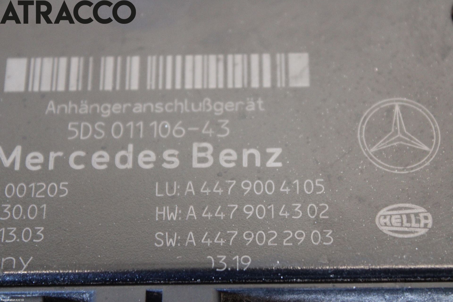 Mercedes-Benz MB VITO/V-KLASS (W640,W447,W448) 14- Styreenhet Tilhengerfeste