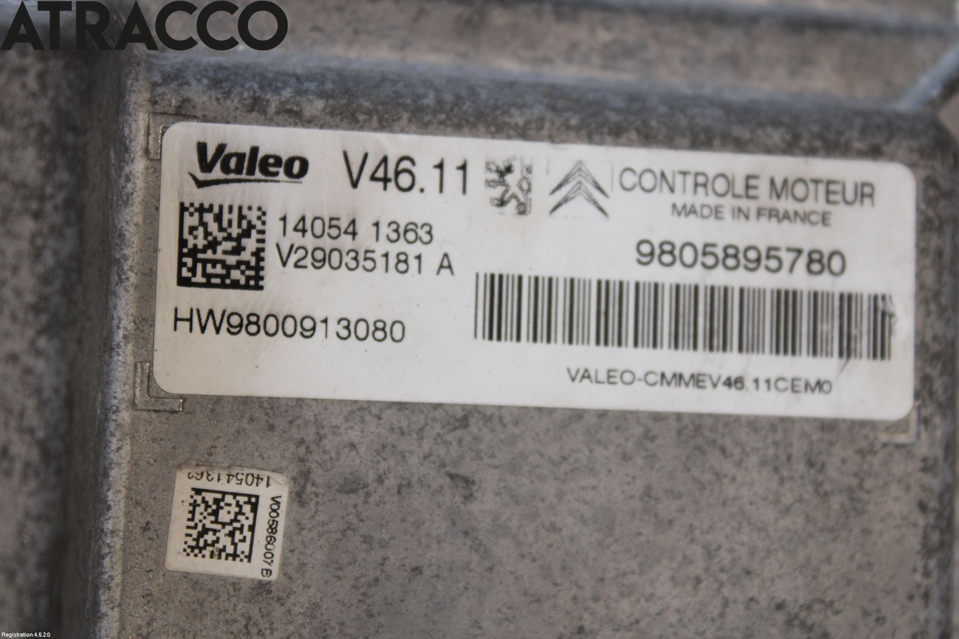 Peugeot 208 12-15 Styreenhet Innsprøytning