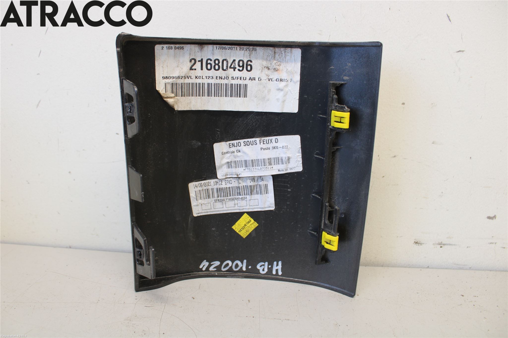 Toyota PROACE II 16- Støtfanger Bak Hjørne Høyre