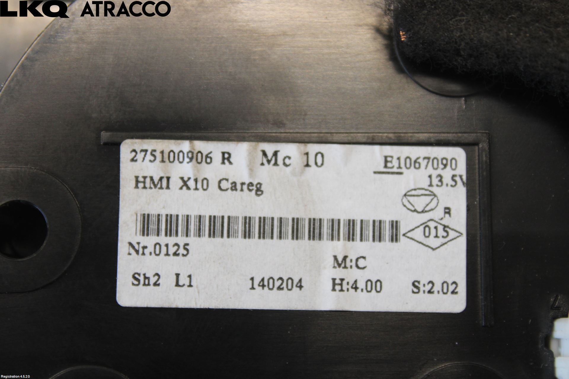 Renault ZOE/E-TECH 13- Varme Ac Betjening-Display