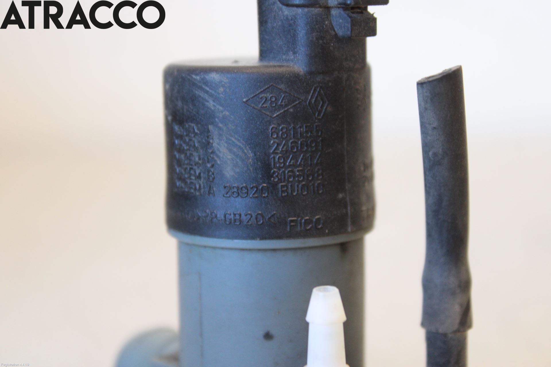 Nissan QASHQAI+2  10-14 Spylerpumpe Frontrute