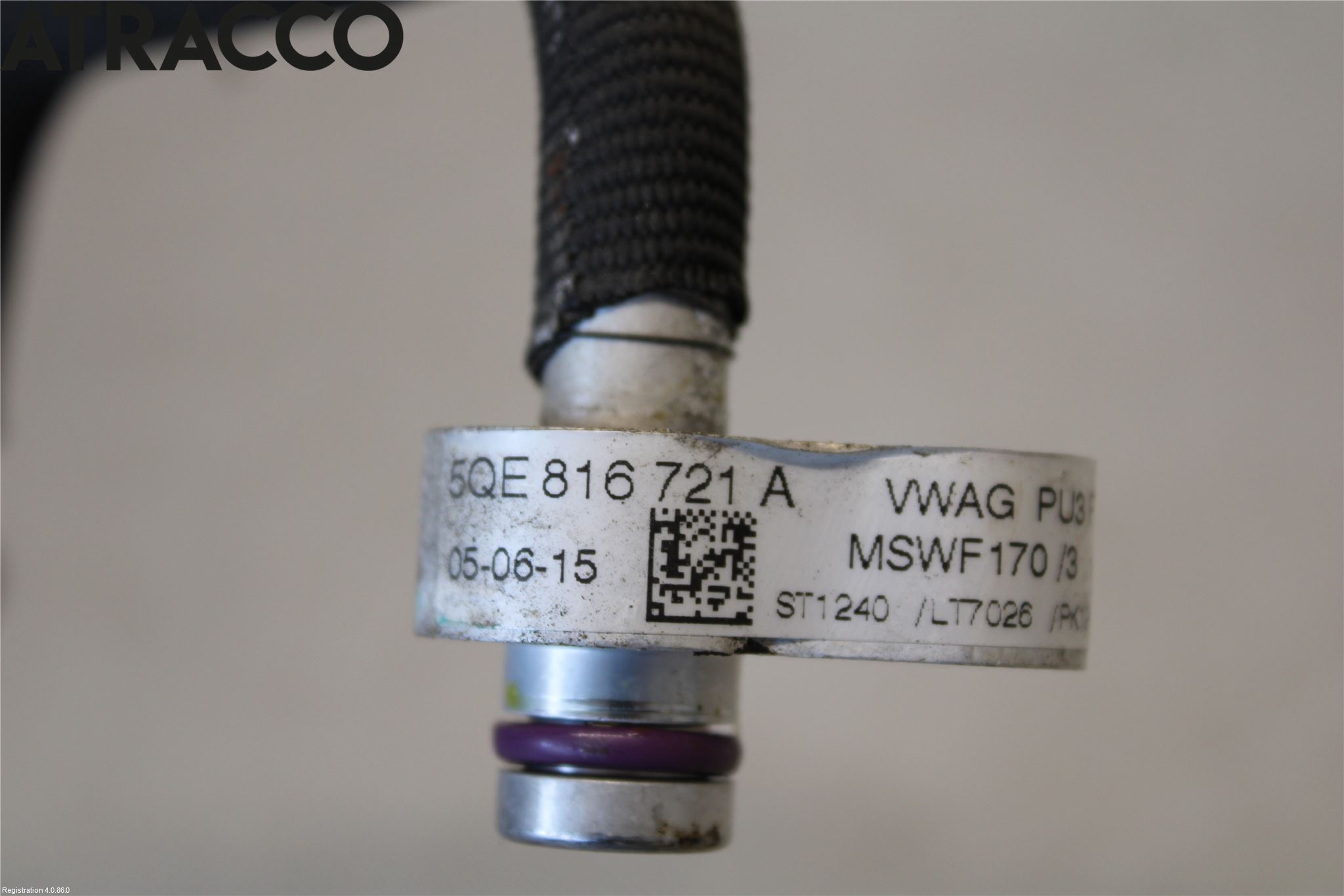 Volkswagen VW GOLF / E-GOLF VII 13-20 Varme Ac Slange - Rør