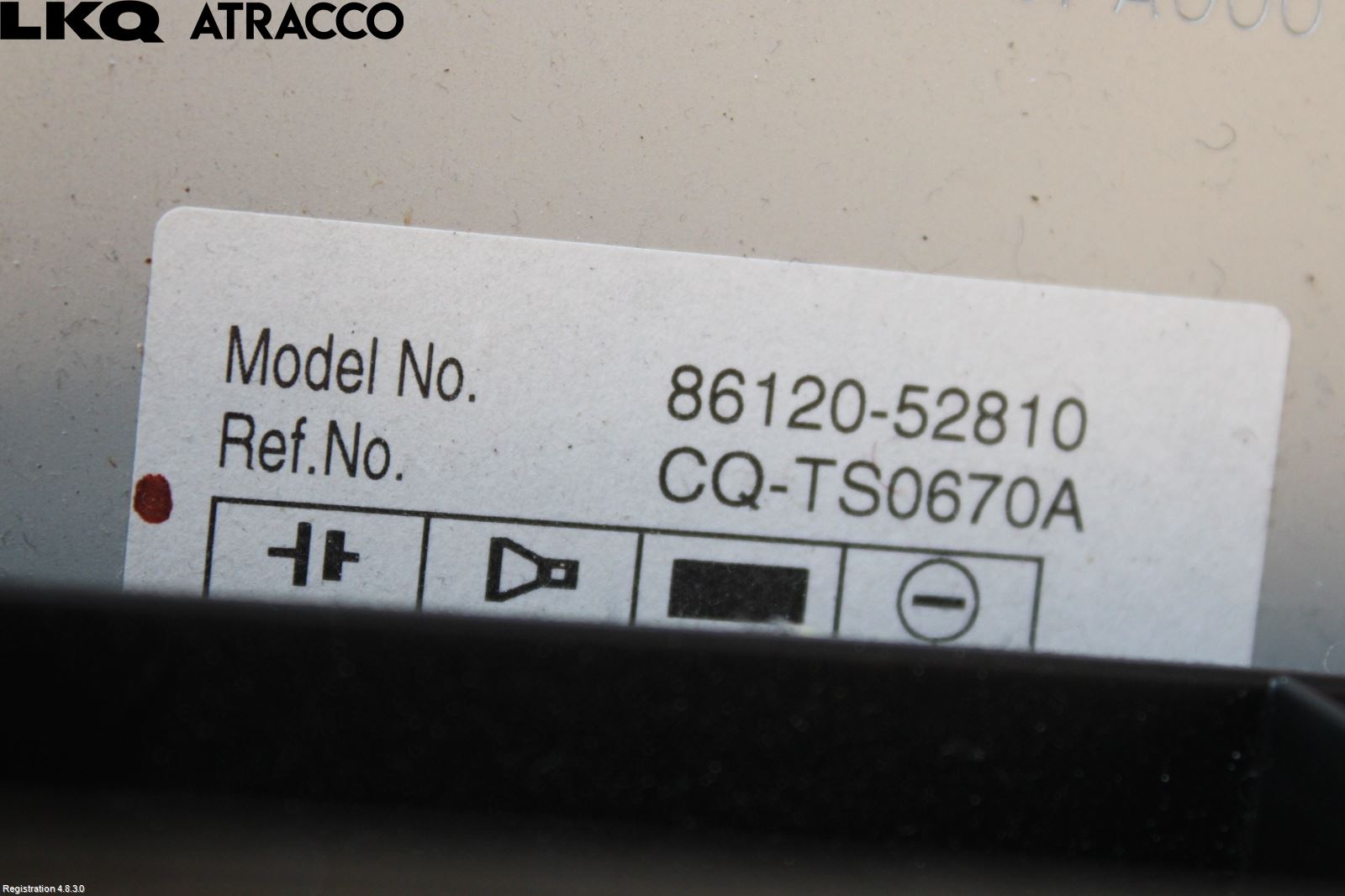 Toyota YARIS XP90 06-11 Stereo Radio Med Cd