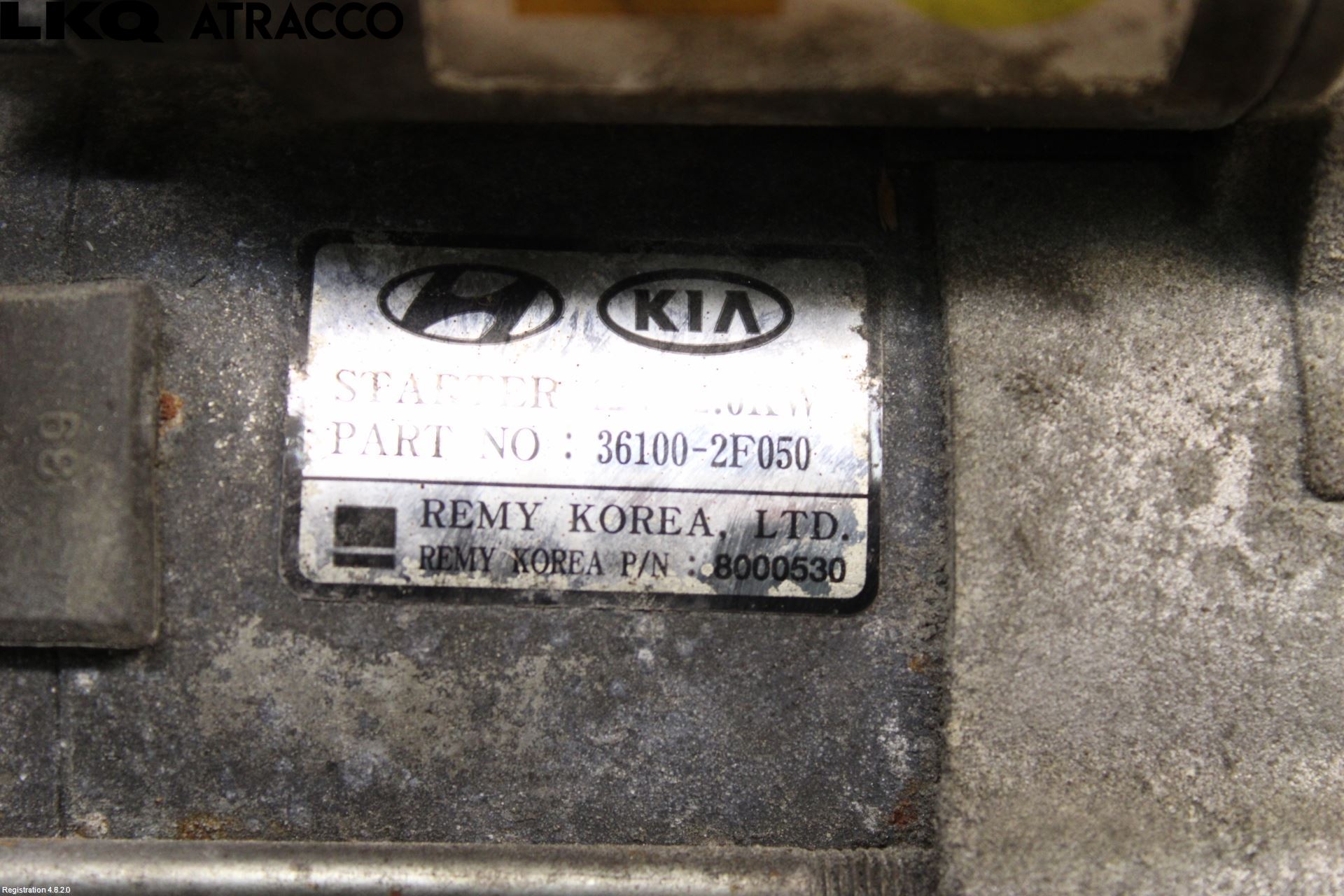 Kia SPORTAGE (SL) 11-15 Startmotor Diesel