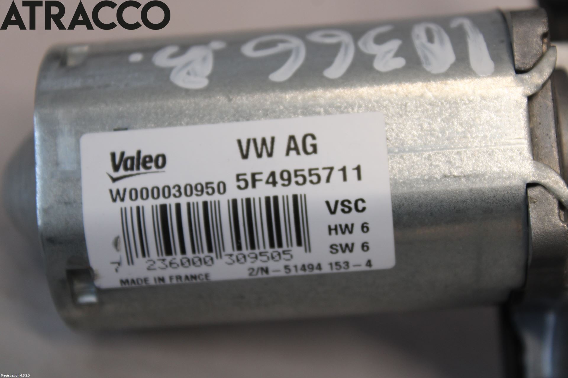 Skoda OCTAVIA (5E) 13-20 Viskermotor Bakluke