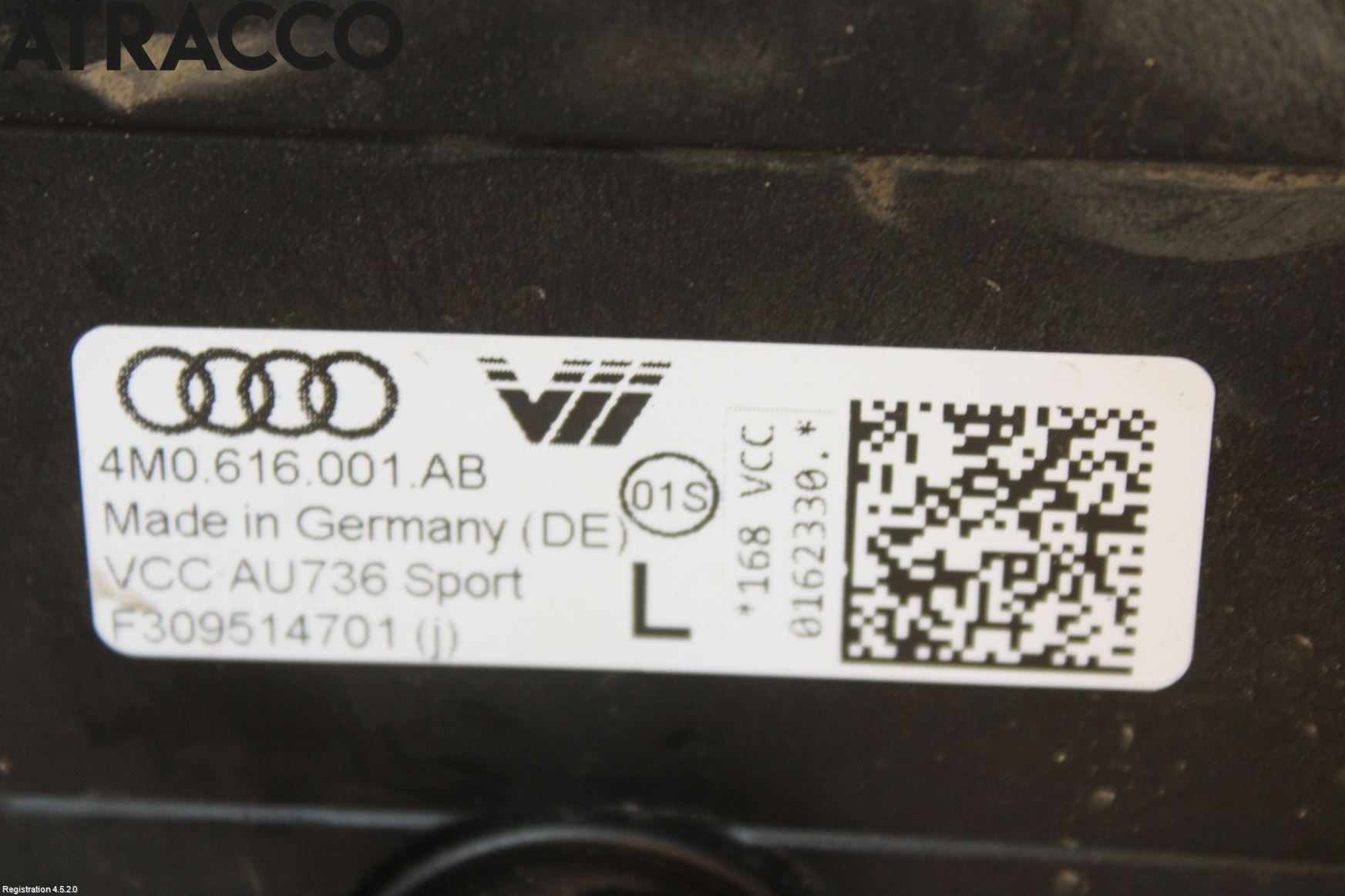 Audi Q7/SQ7 Nivåreg Belg - Luftpute