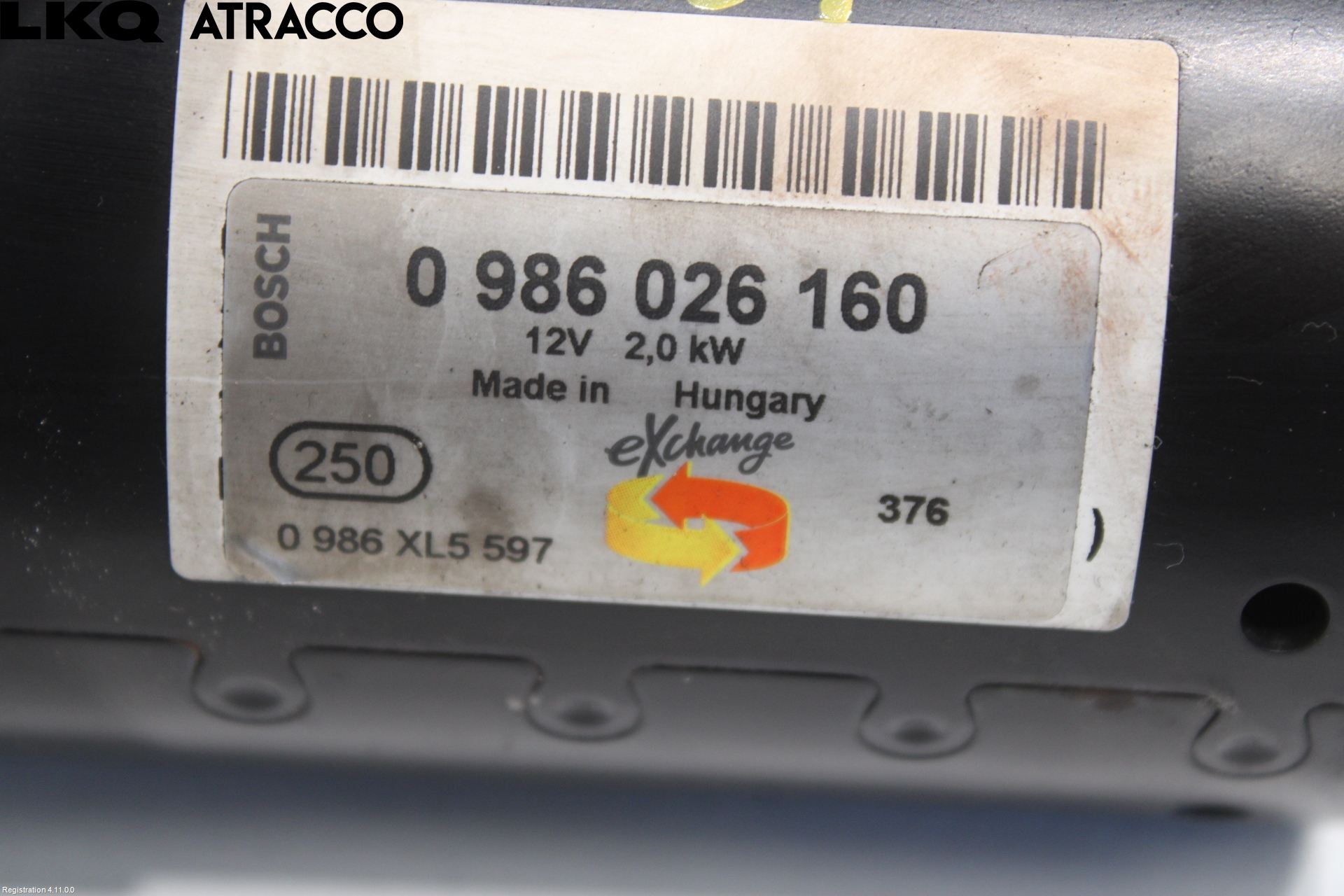 Volkswagen VW TRANSP/CARAVELLE (T6) 16-22 Startmotor Diesel