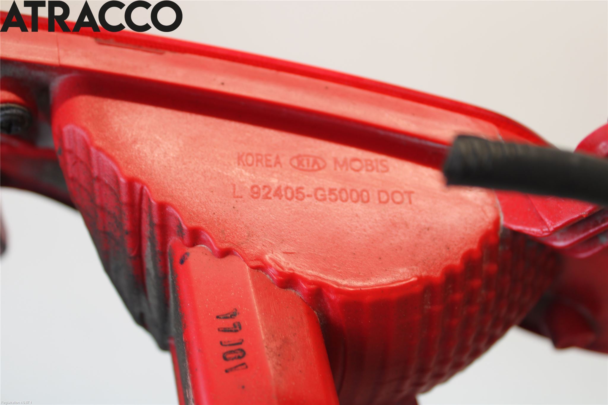 Kia NIRO (DE) 17-22 Baklykt Ryggelys-Tåkelys