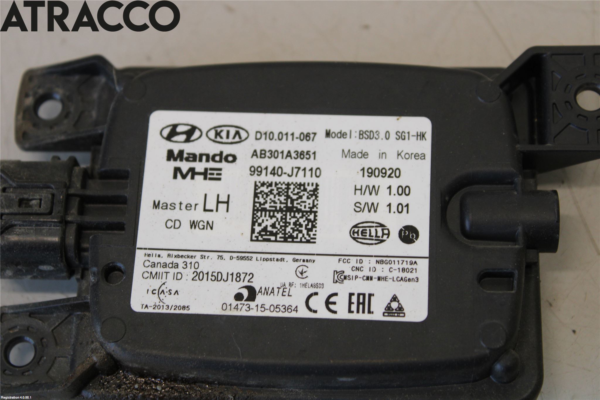 Kia CEED/CEED SW 19- Sensor Kollisjonsbeskyttelse