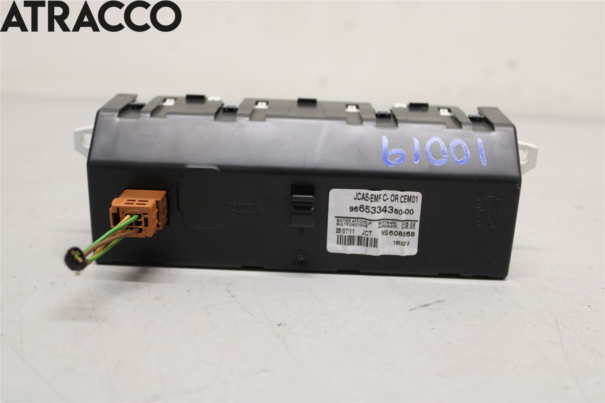 Peugeot 508 11-18 Multifunktionsdisplay