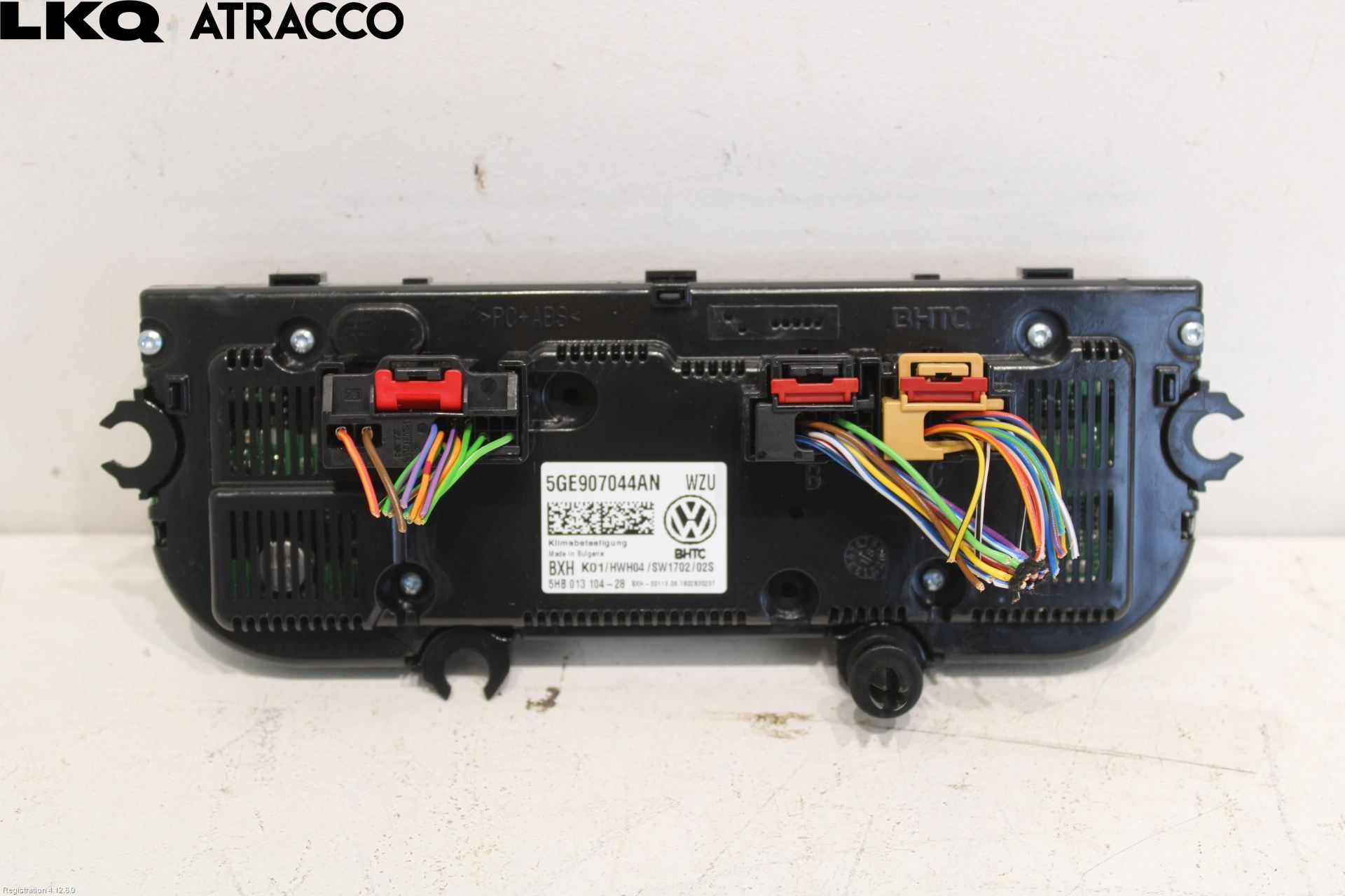 Volkswagen VW GOLF / E-GOLF VII 13-20 Varme Ac Betjening-Display