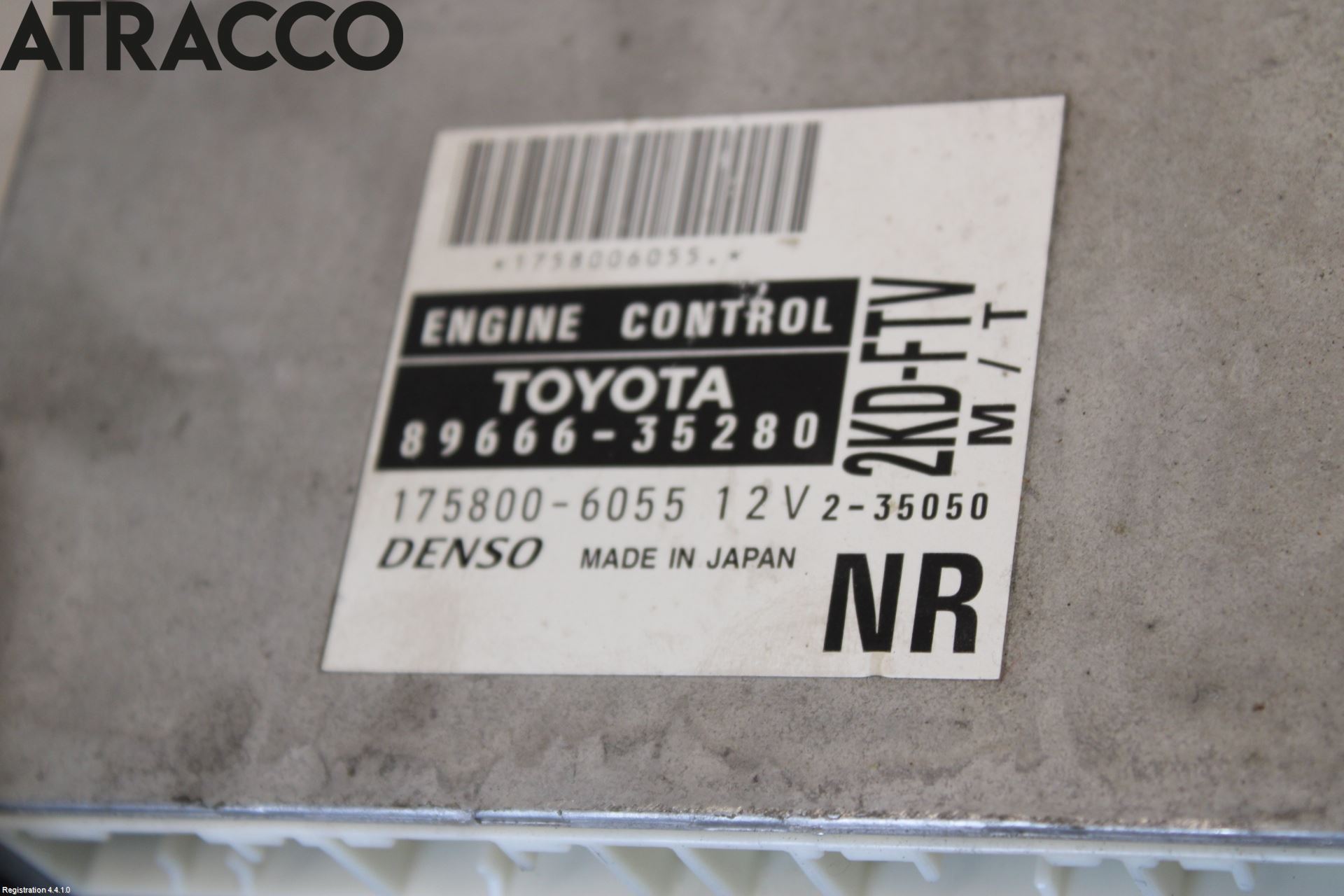 Toyota HILUX 97-04 Styreenhet Innsprøytning