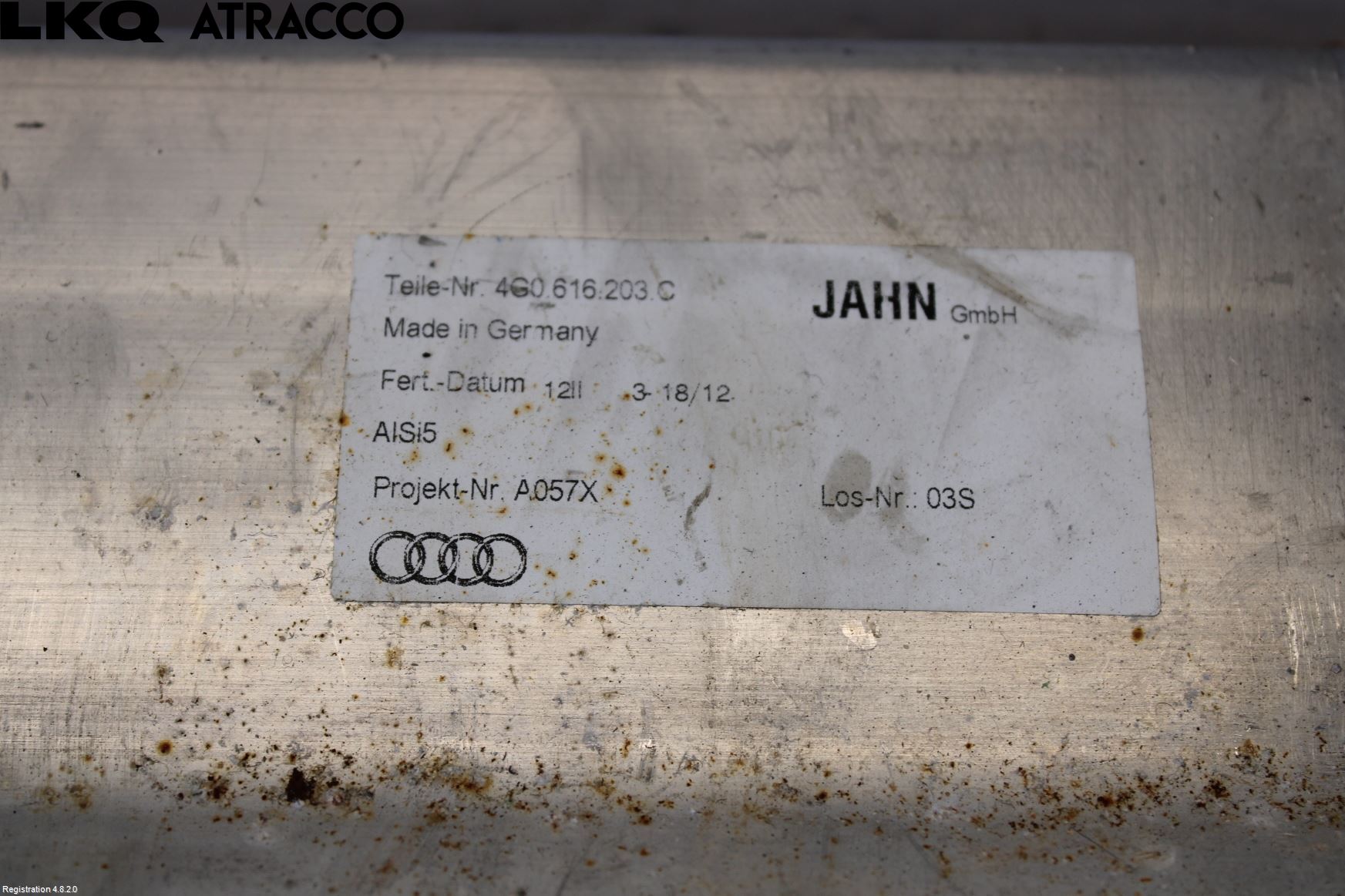 Audi A6 ALLROAD 12-18 Nivå/Lufrfrändring Trycktank