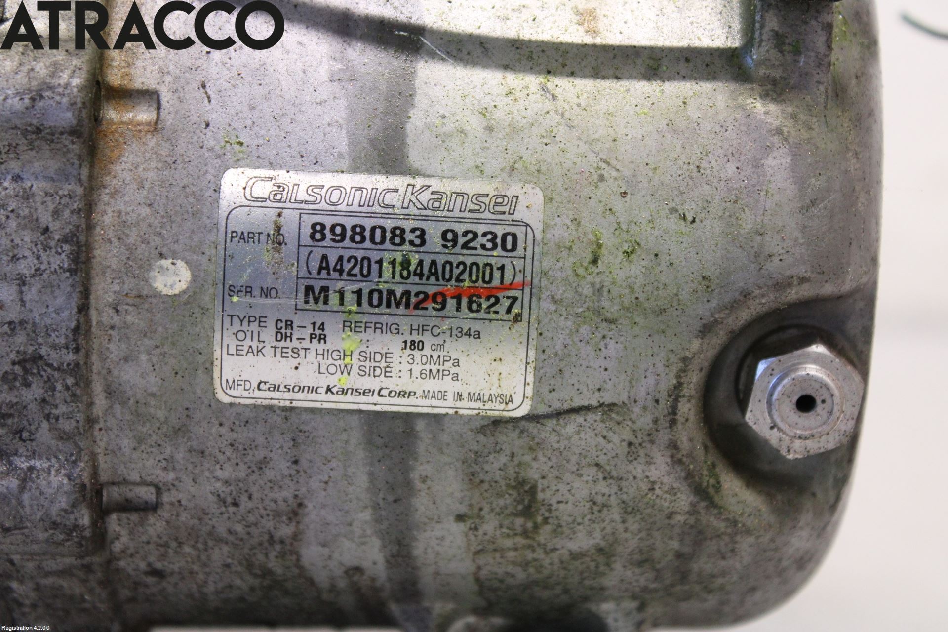 Isuzu D-MAX Varme Ac Kompressor