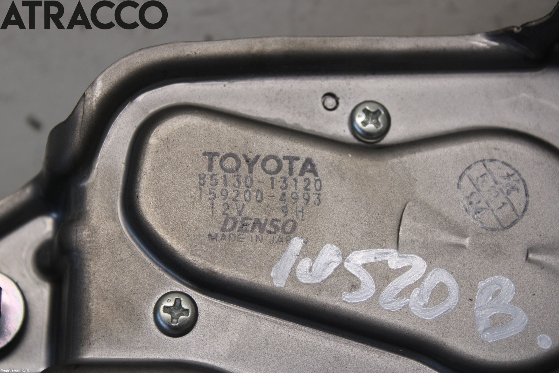 Toyota COROLLA 02-07 Viskermotor Bakluke