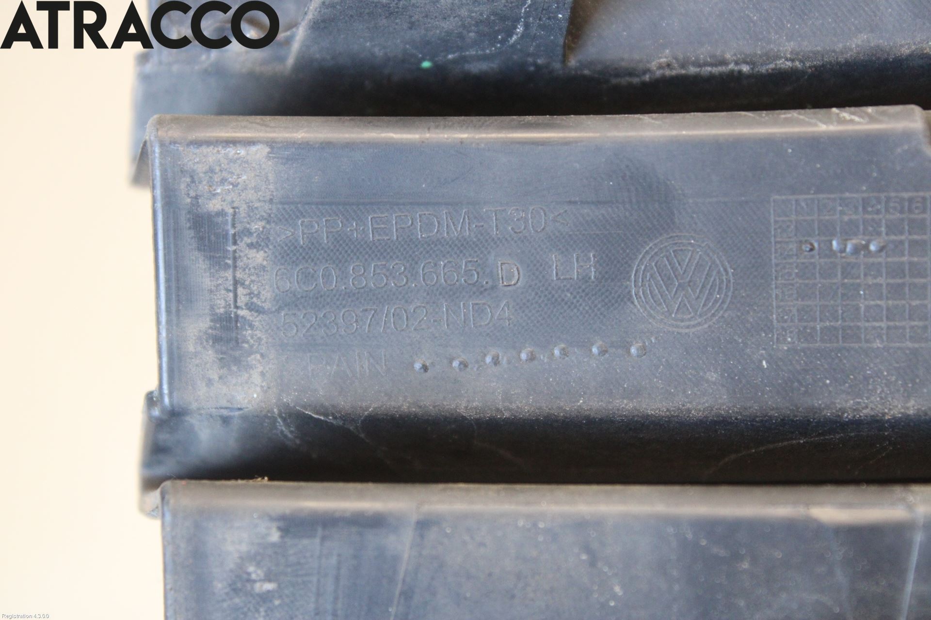 Volkswagen VW POLO 10-17 Frontlykt Kurve-Tåkelys Ramme