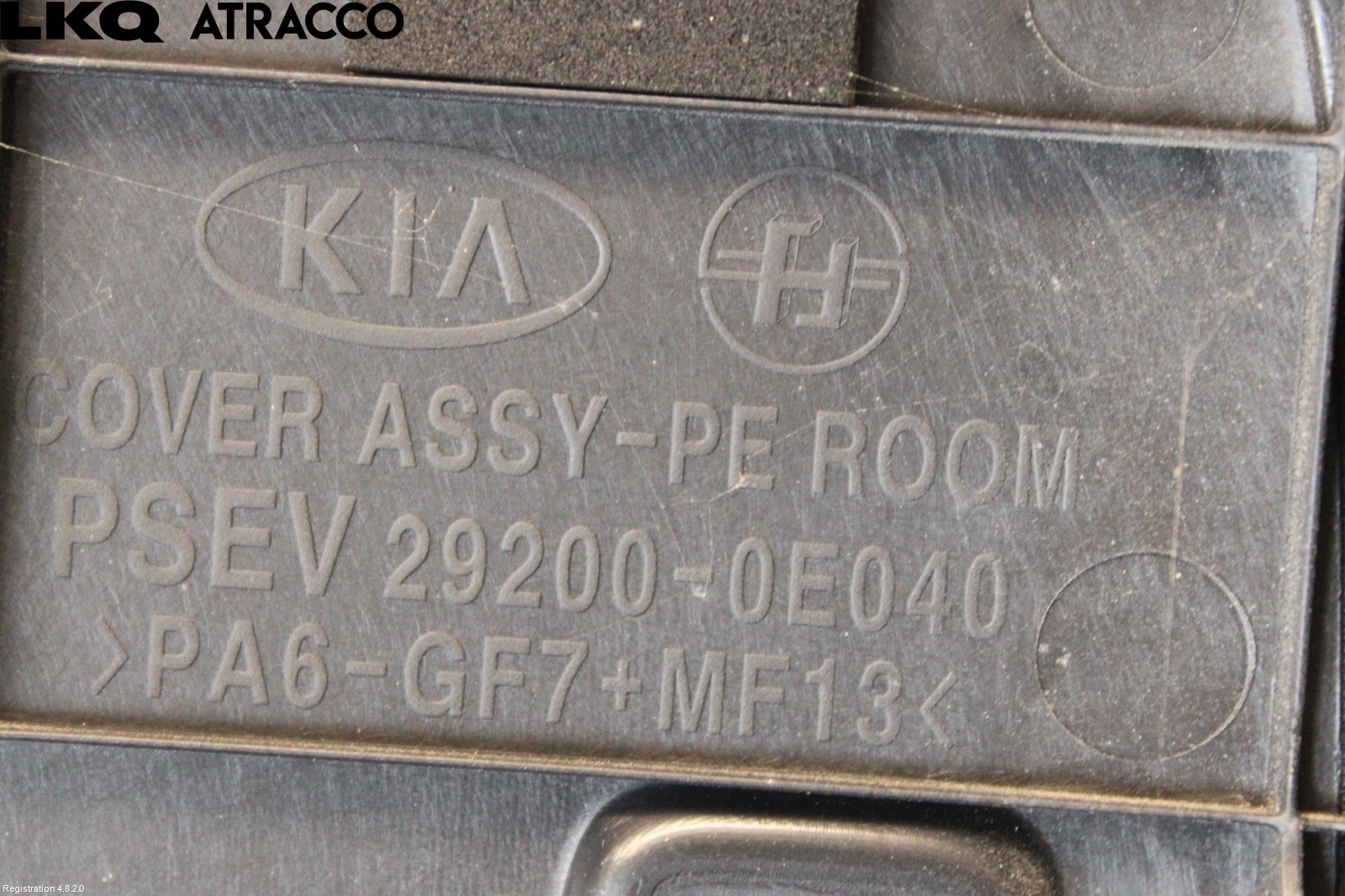 Kia SOUL 09- Motor Deksel Over Motor