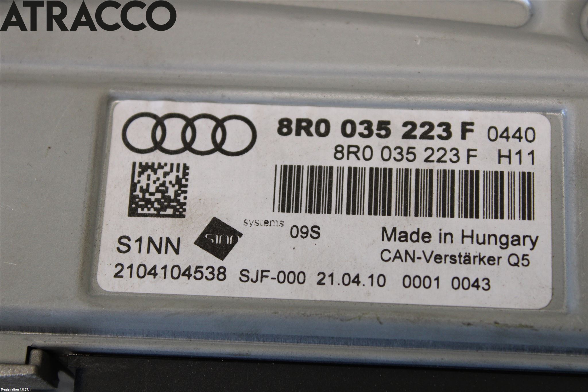 Audi A4/S4 08-11 Stereo Forsterker