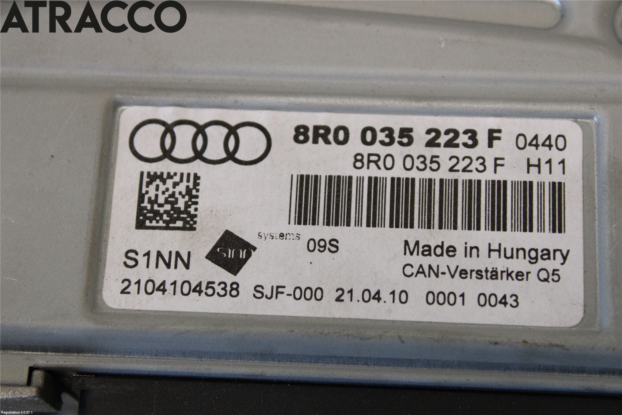Audi A4/S4 08-11 Stereo Forsterker