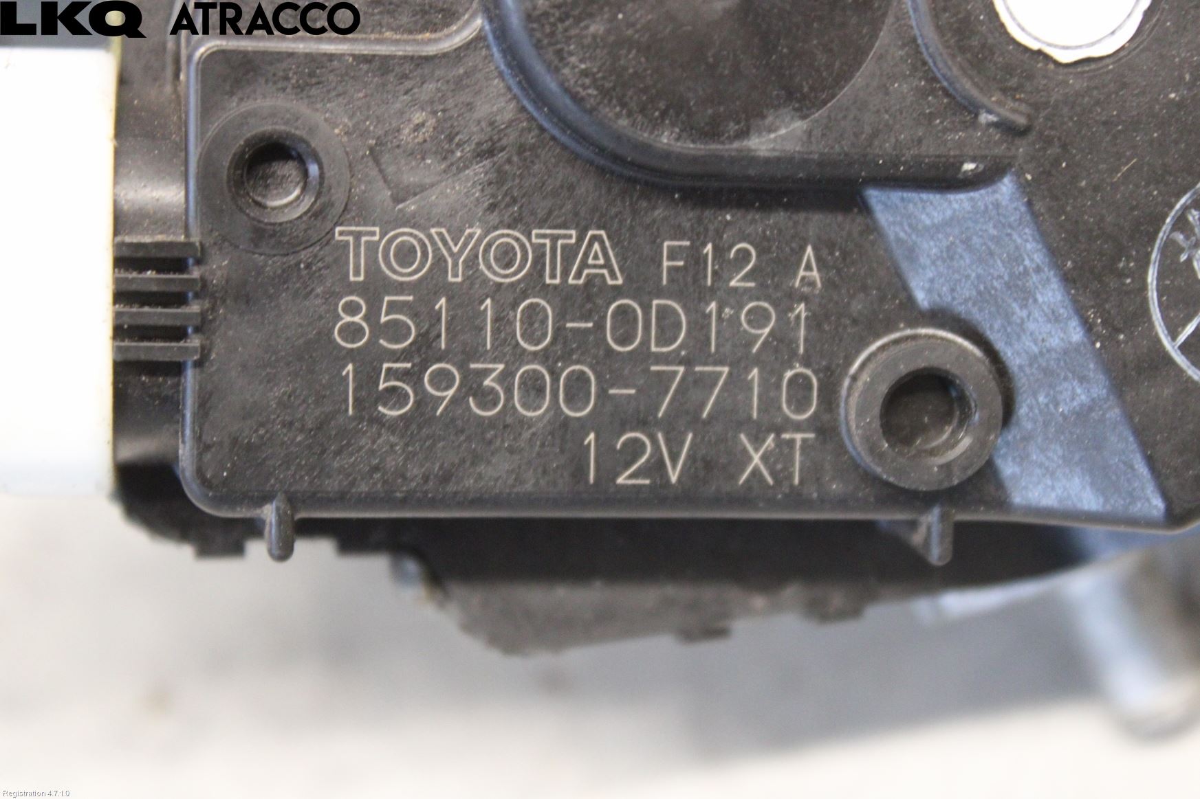 Toyota YARIS XP130 15-20 Viskermotor Frontrute