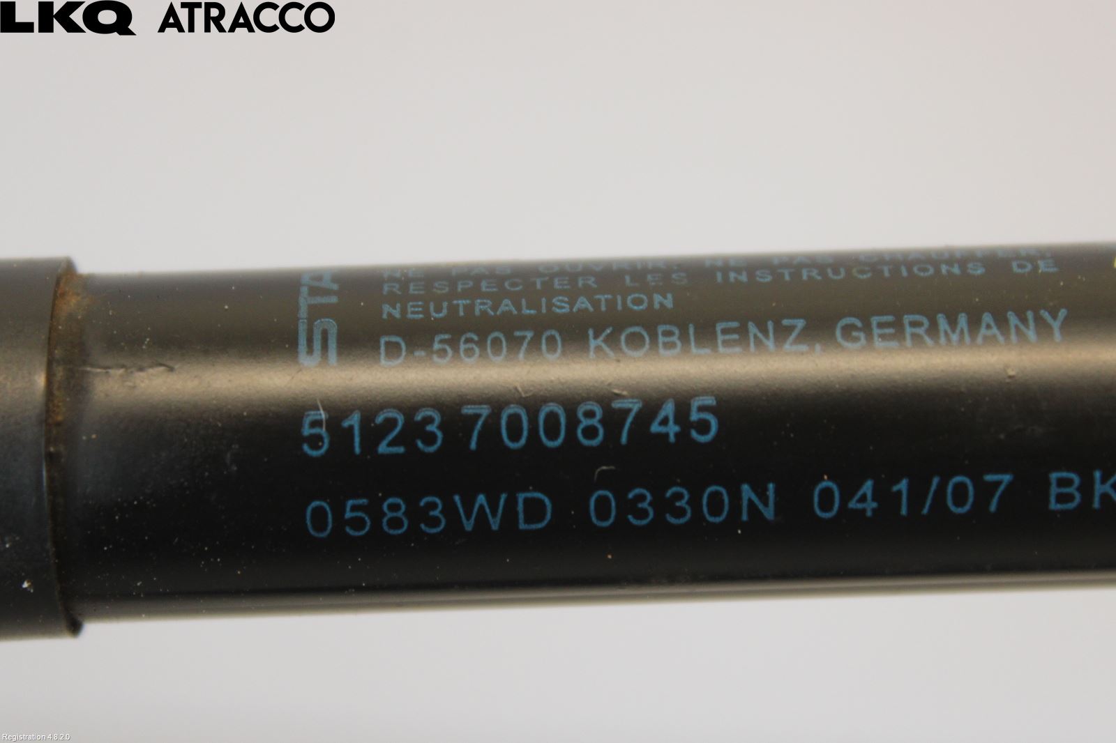 BMW 5 E60/61 Sed/Tou 02-10 Panser Demper-Gassfjær