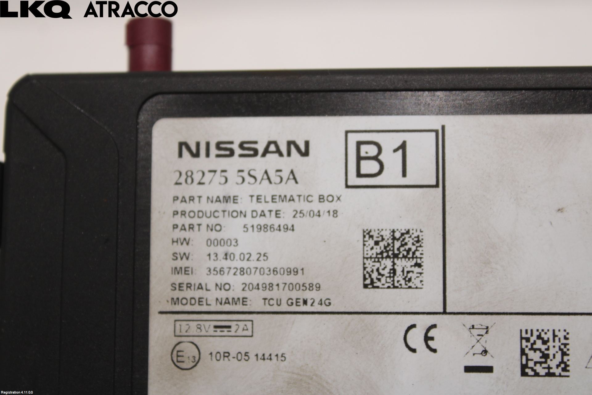 Nissan LEAF 18- Styreenhet Øvrig