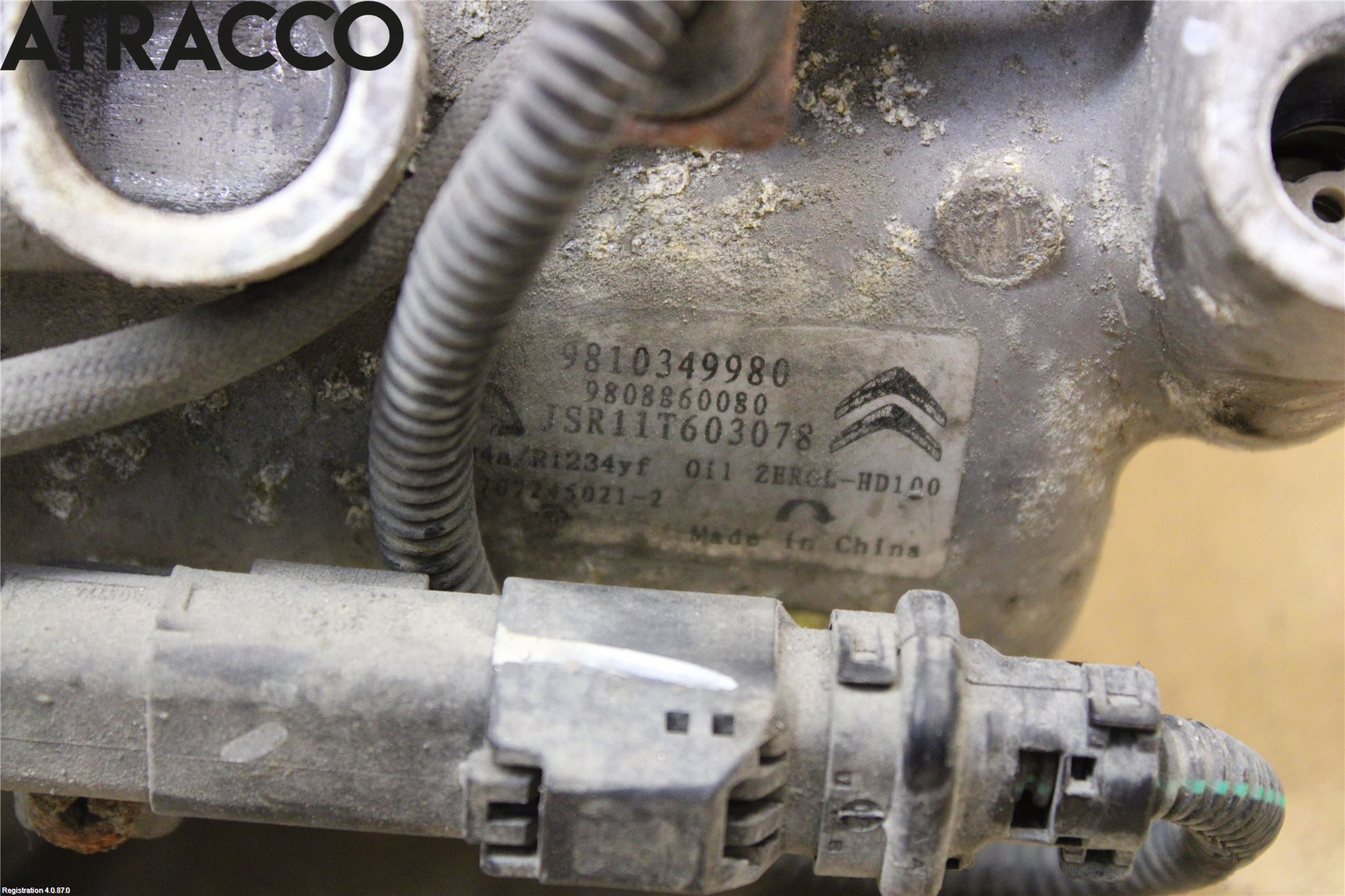 Citroen JUMPY/E-JUMPY 16- Varme Ac Kompressor