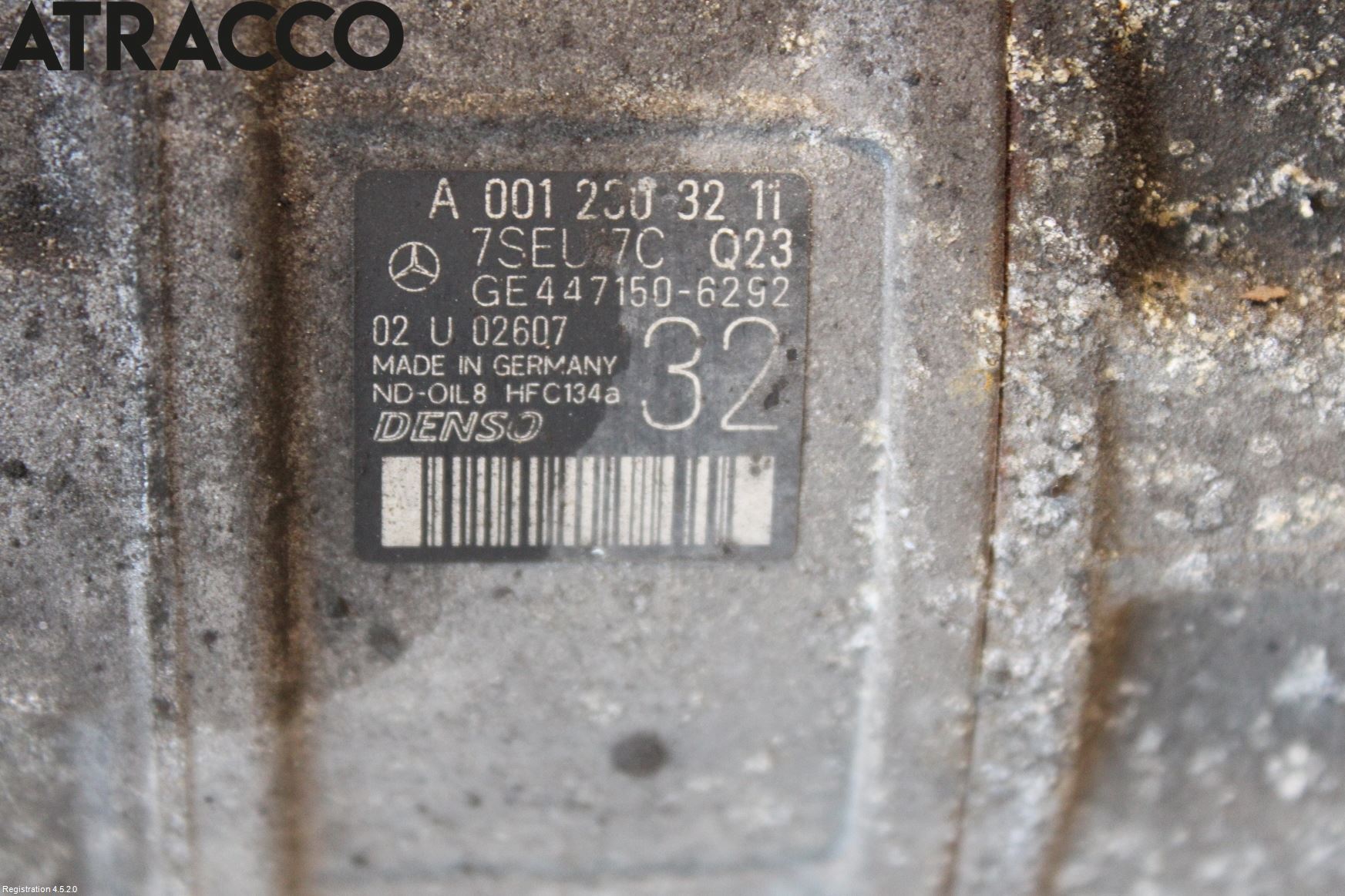 Mercedes-Benz MB SPRINTER (W906) 06-18 Varme Ac Kompressor