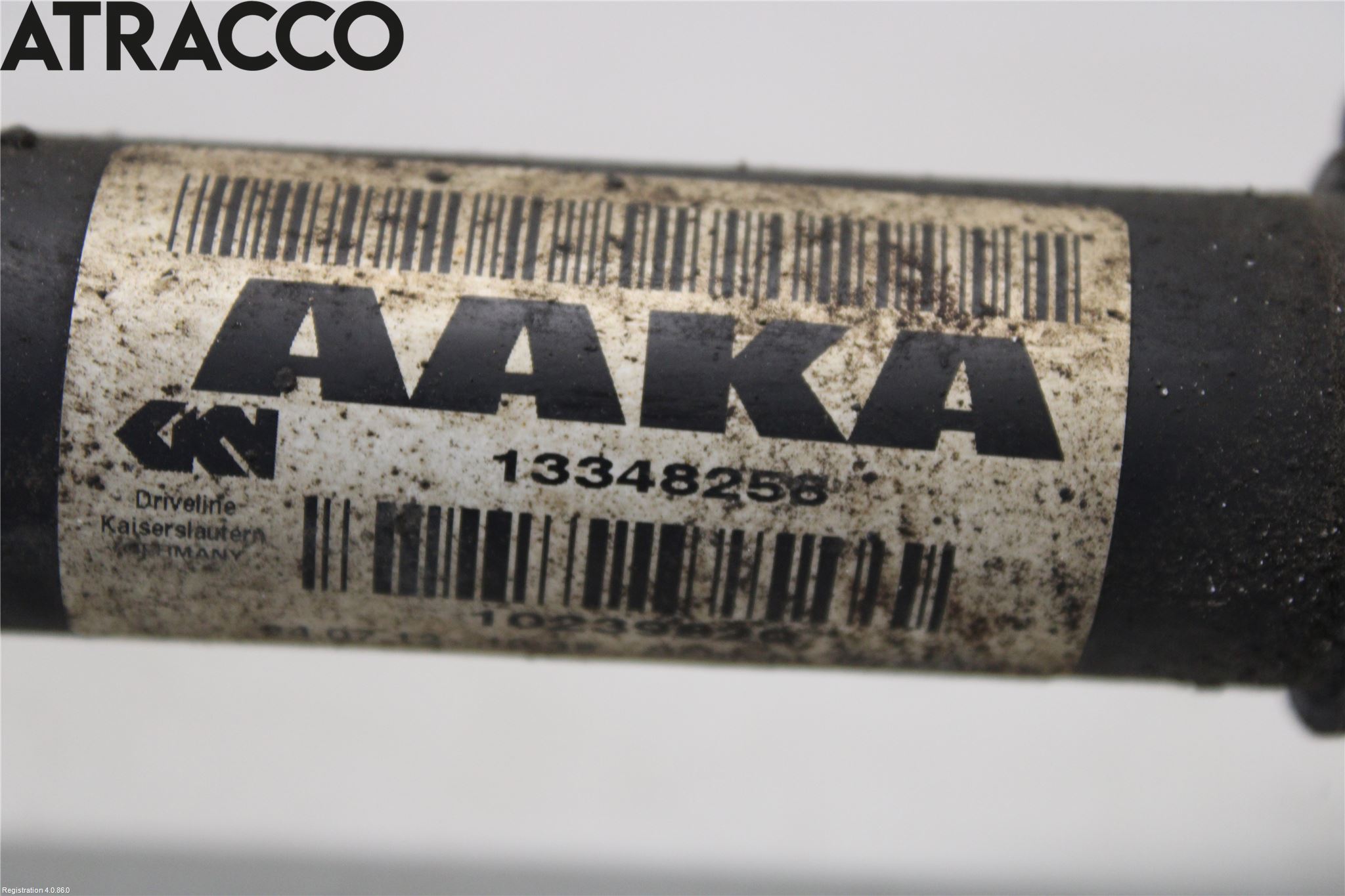 Opel ZAFIRA C 12-19 Drivaksel Foran Kompl Venstre