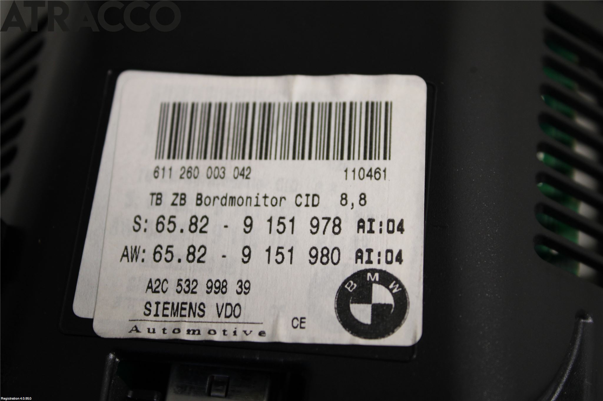 BMW 5 E60/61 Sed/Tou 02-10 Multifunktionsdisplay