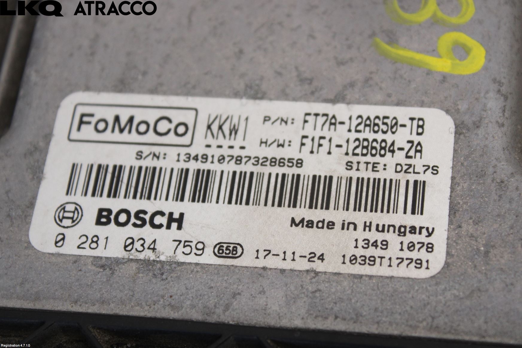 Ford TRANSIT CONNECT 09-13 Styreenhet Innsprøytning