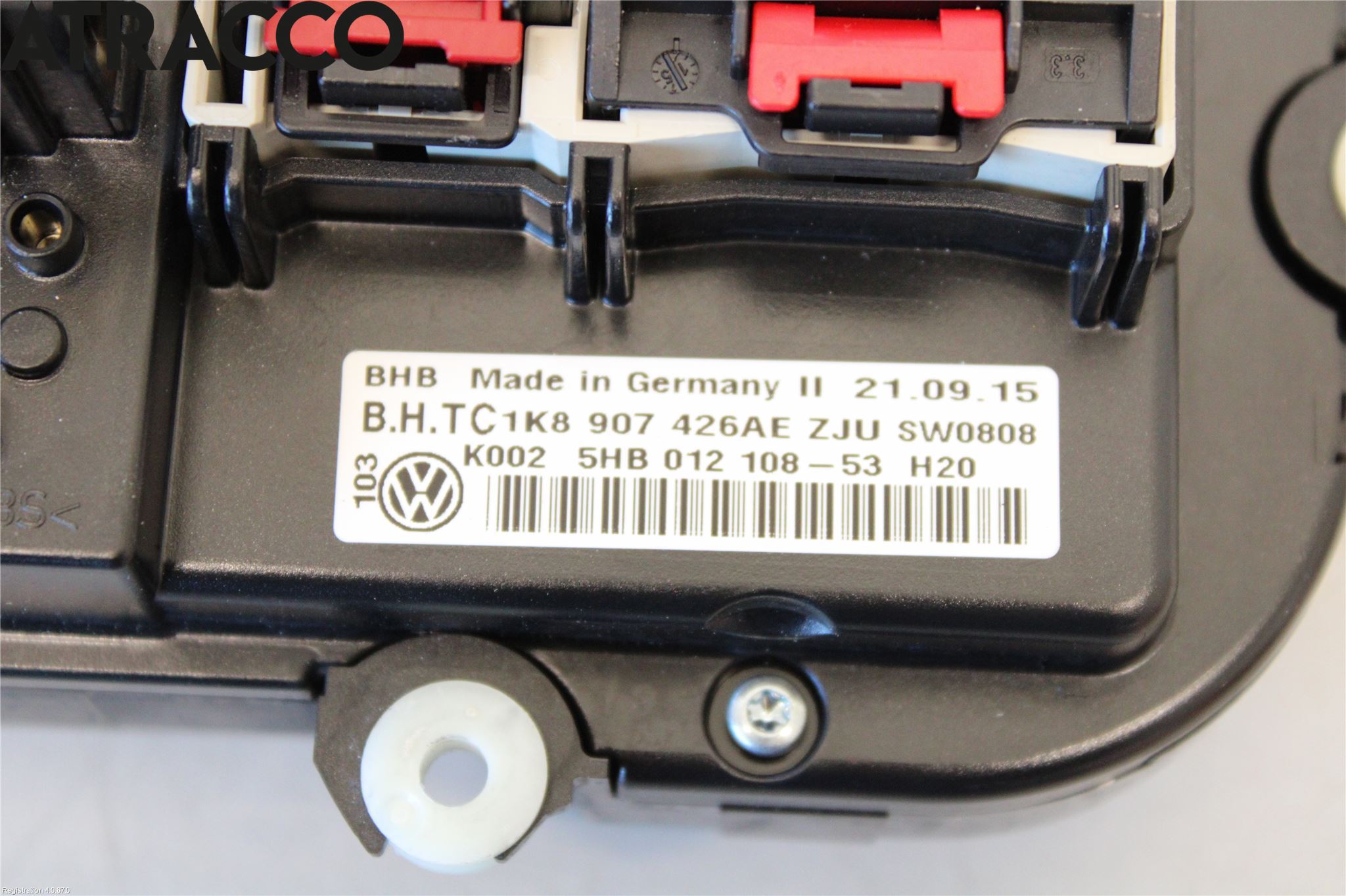 Volkswagen VW CADDY 16-20 Varme Ac Betjening-Display