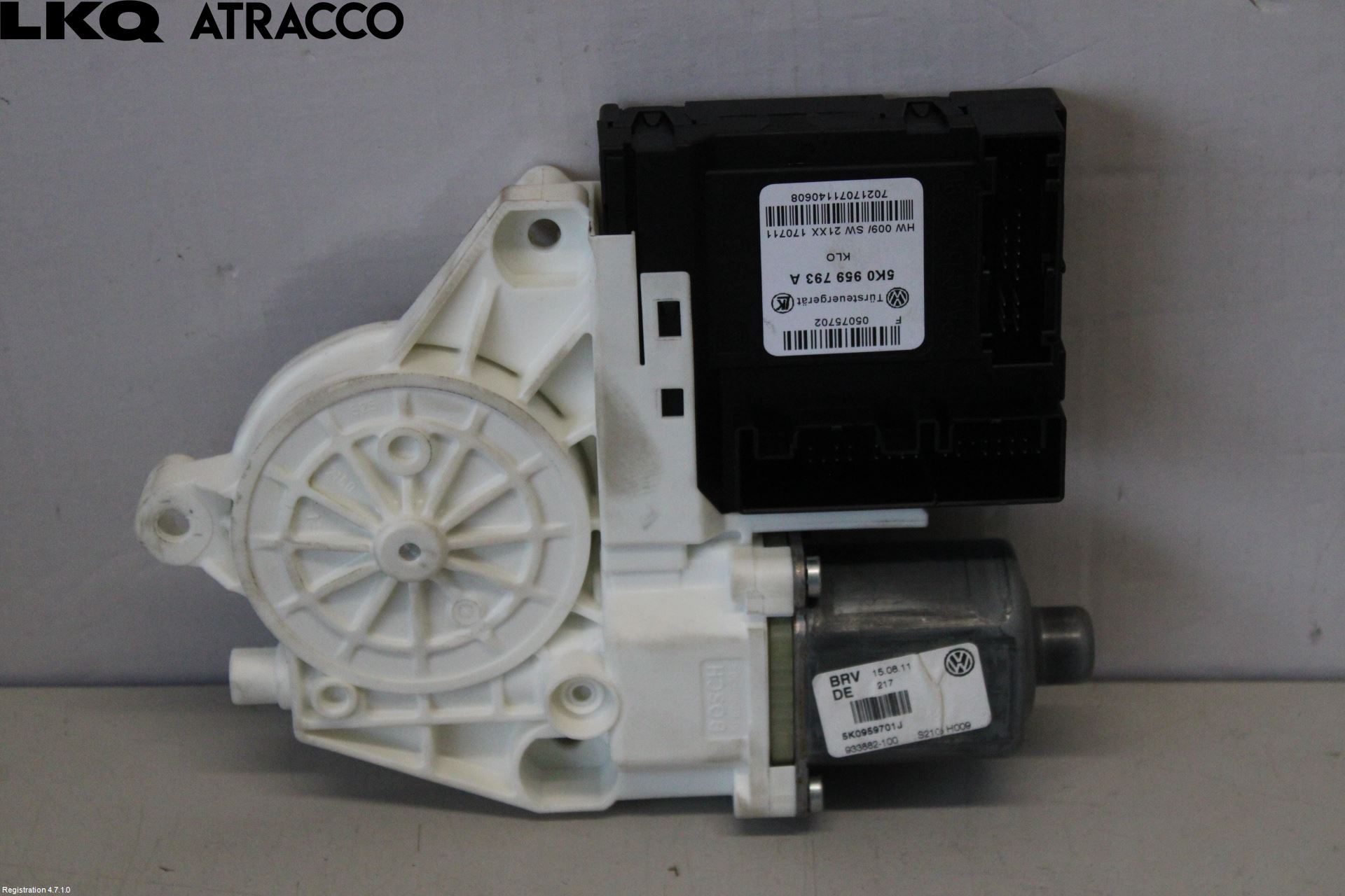 Volkswagen VW GOLF VI 09-13 Vindusheismotor