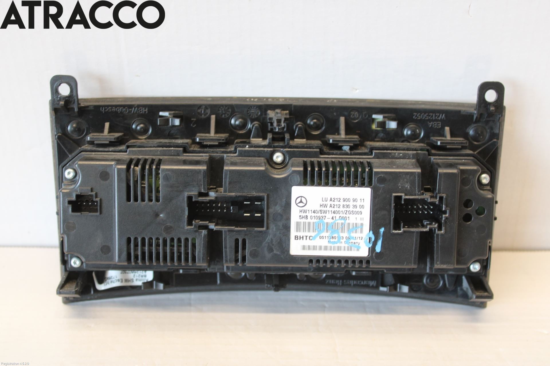 Mercedes-Benz MB E-KLASS (W212) 09-16 Varme Ac Betjening-Display