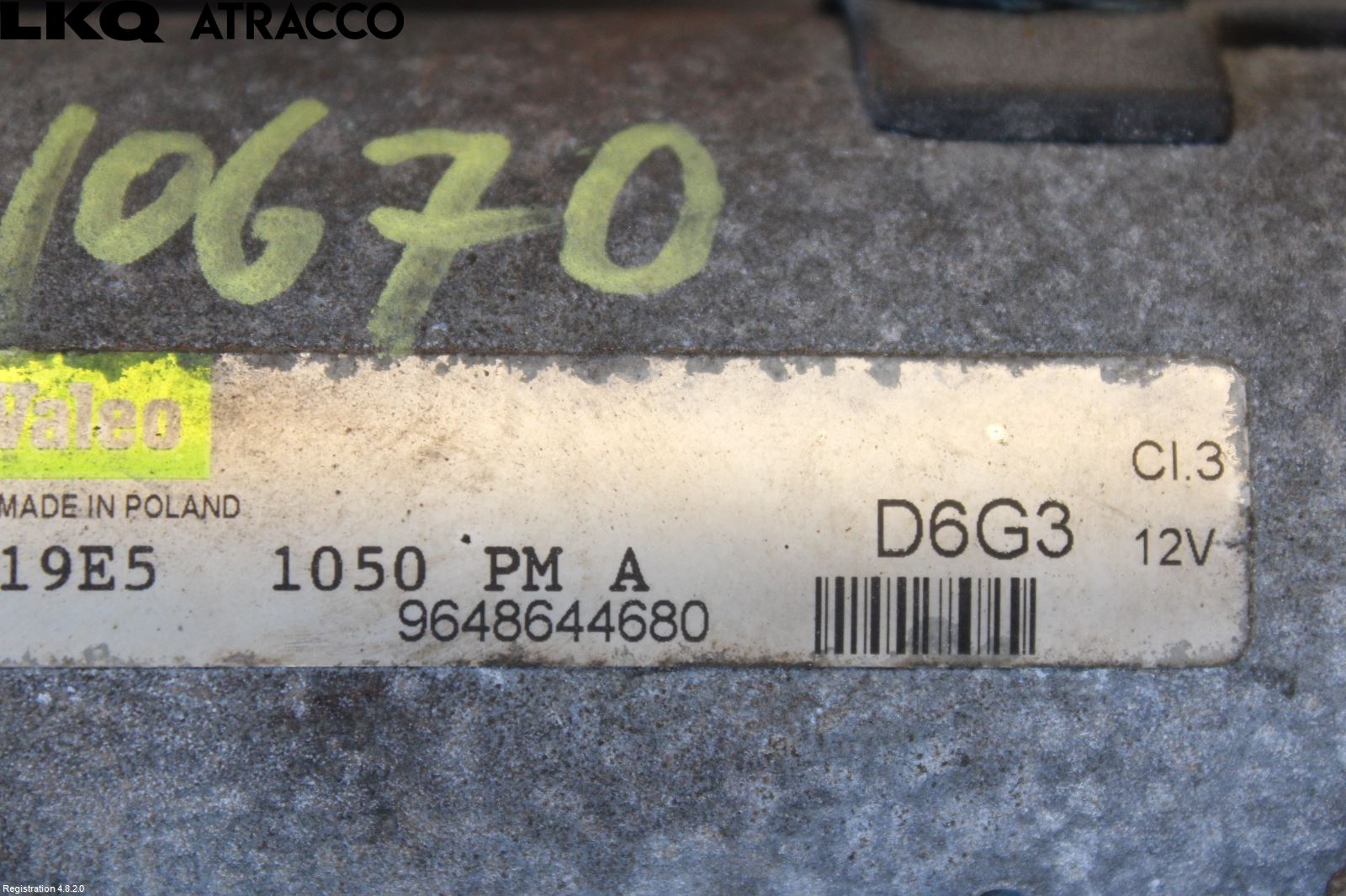 Peugeot 307     01-05 Startmotor