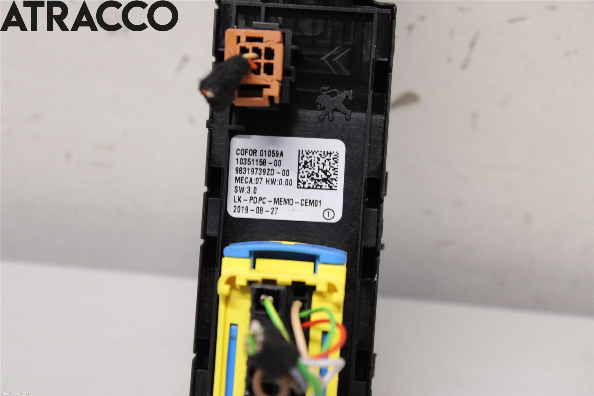 Peugeot 5008 17-24 Bryter Vindusheis