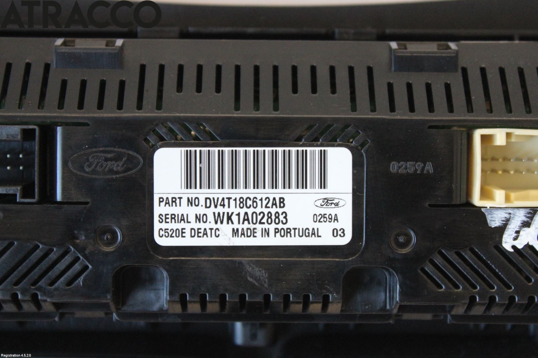 Ford KUGA 13-16 Varme Ac Betjening-Display