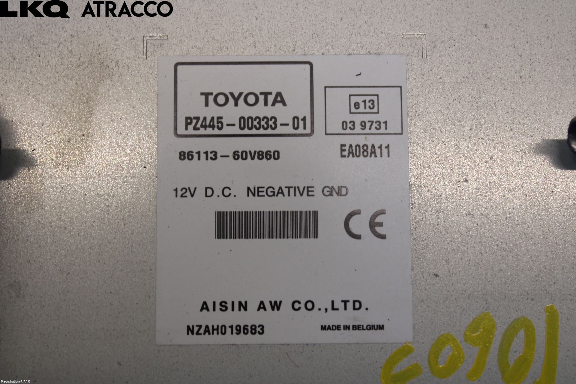 Toyota AVENSIS 09-15 Stereo Radio Med Cd
