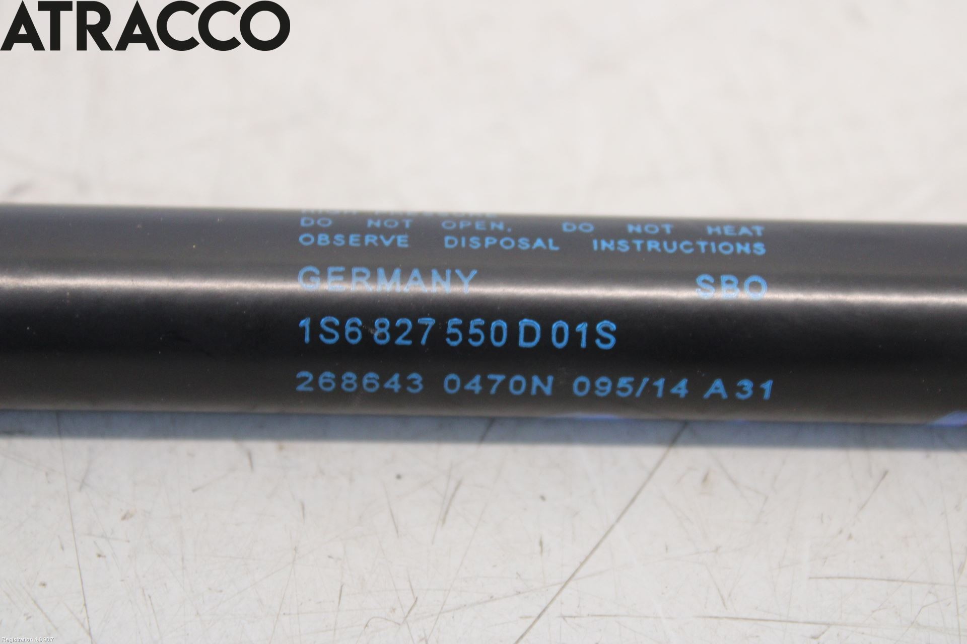 Volkswagen VW UP! / E-UP! Bakluke Demper-Gassfjær