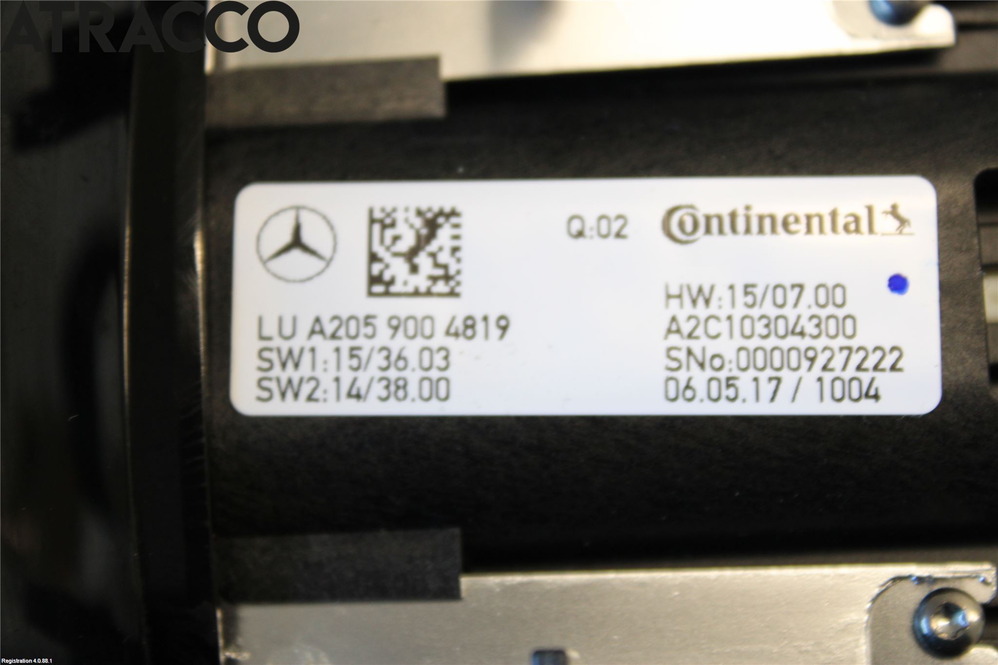 Mercedes-Benz MB GLC-KLASS (X253/C253) 15-22 Bryter Multifunksjon