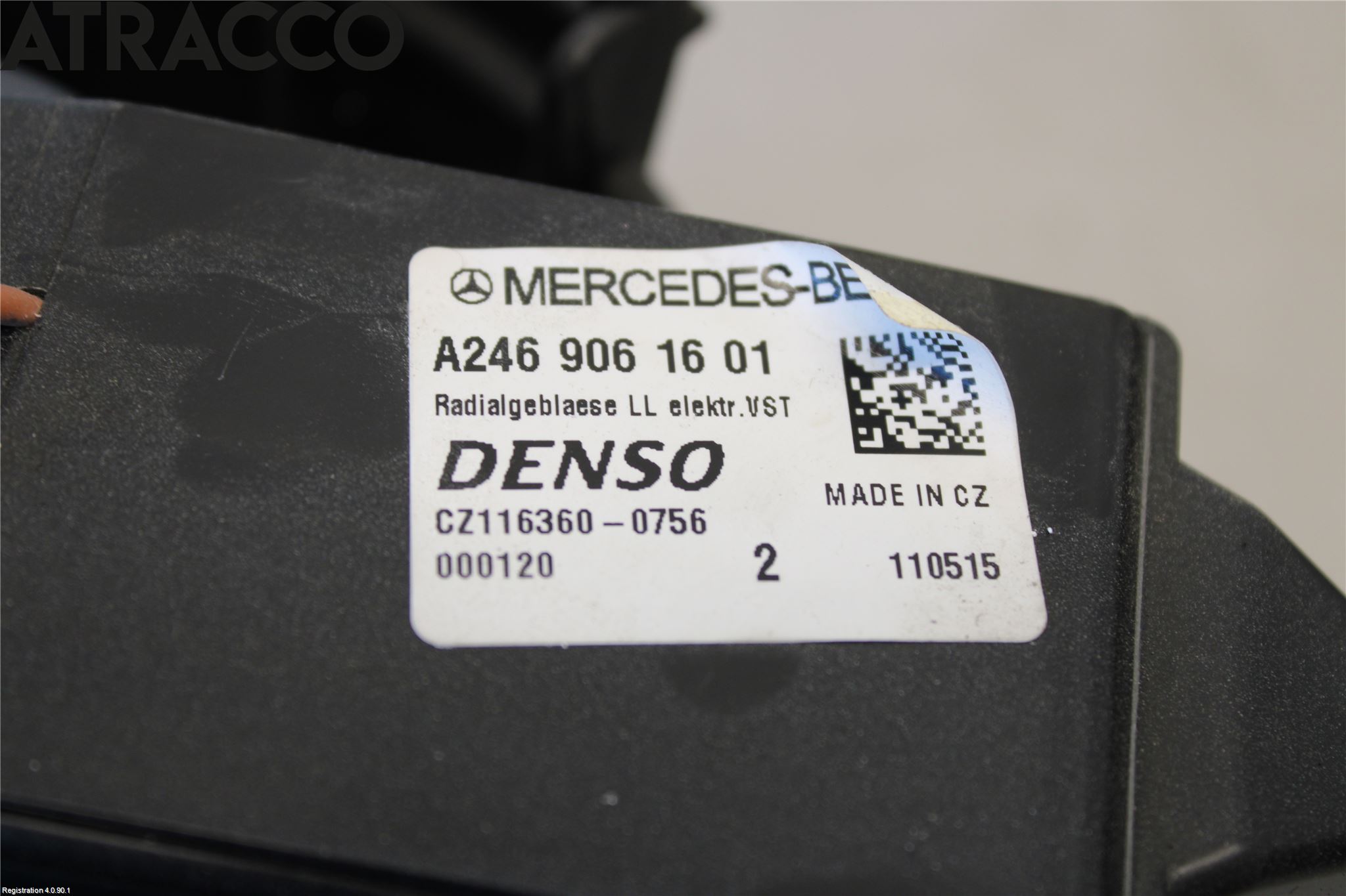 Mercedes-Benz MB B-KLASS (W246/W242) 12-19 Varmeapparat Viftemotor