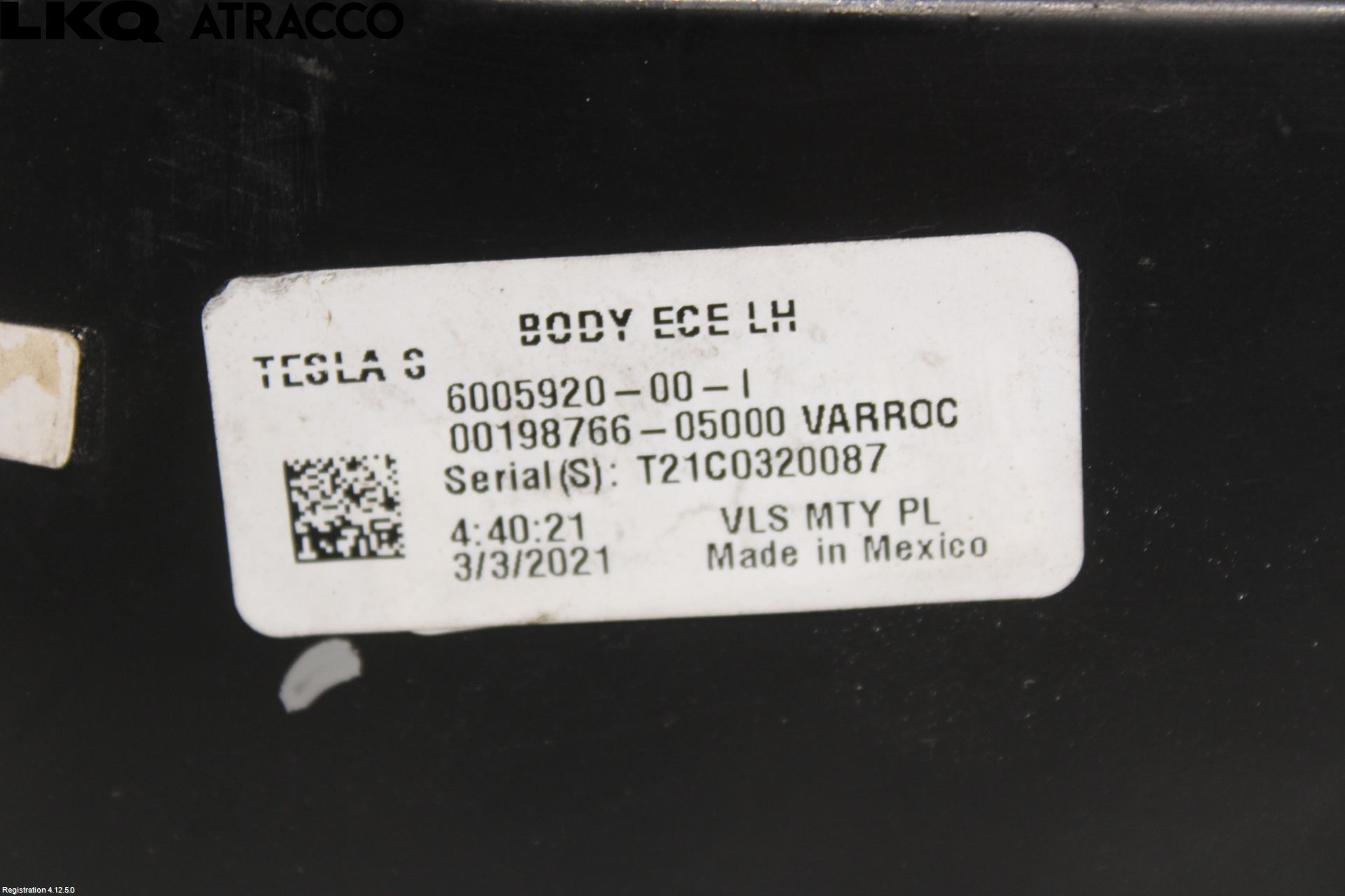 Tesla MODEL S 13- Baklykt Venstre