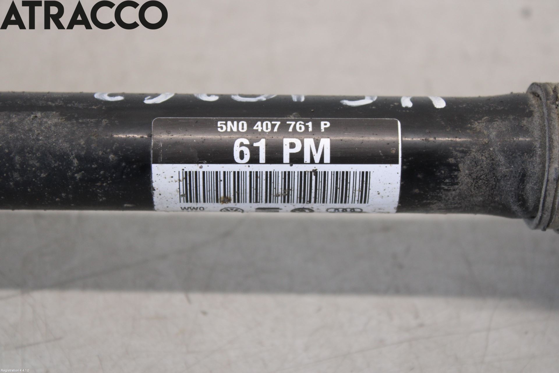 Volkswagen VW TIGUAN 07-16 Drivaksel Foran Kompl Venstre