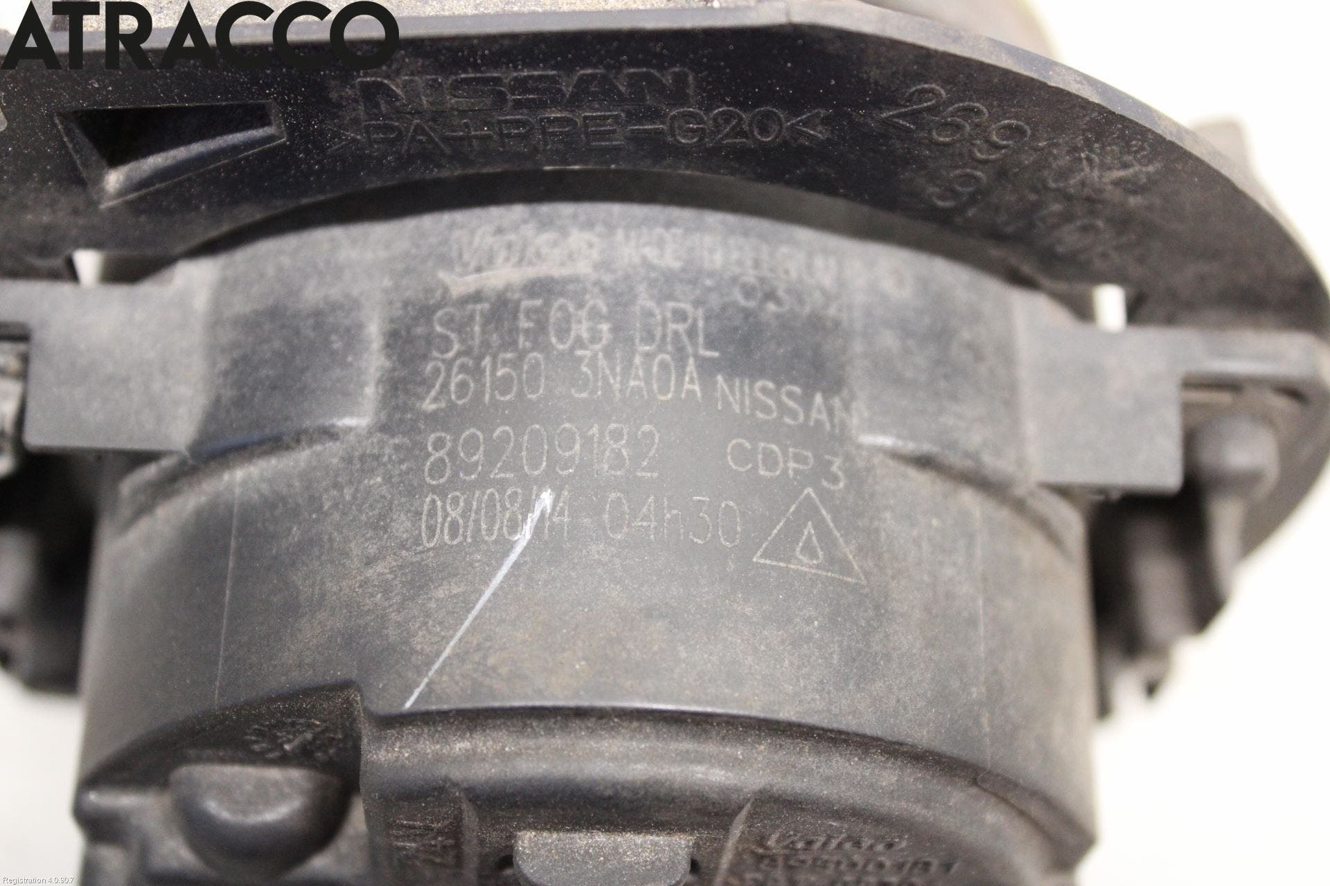 Nissan LEAF 11-17 Frontlykt-Kurve-Tåkelys